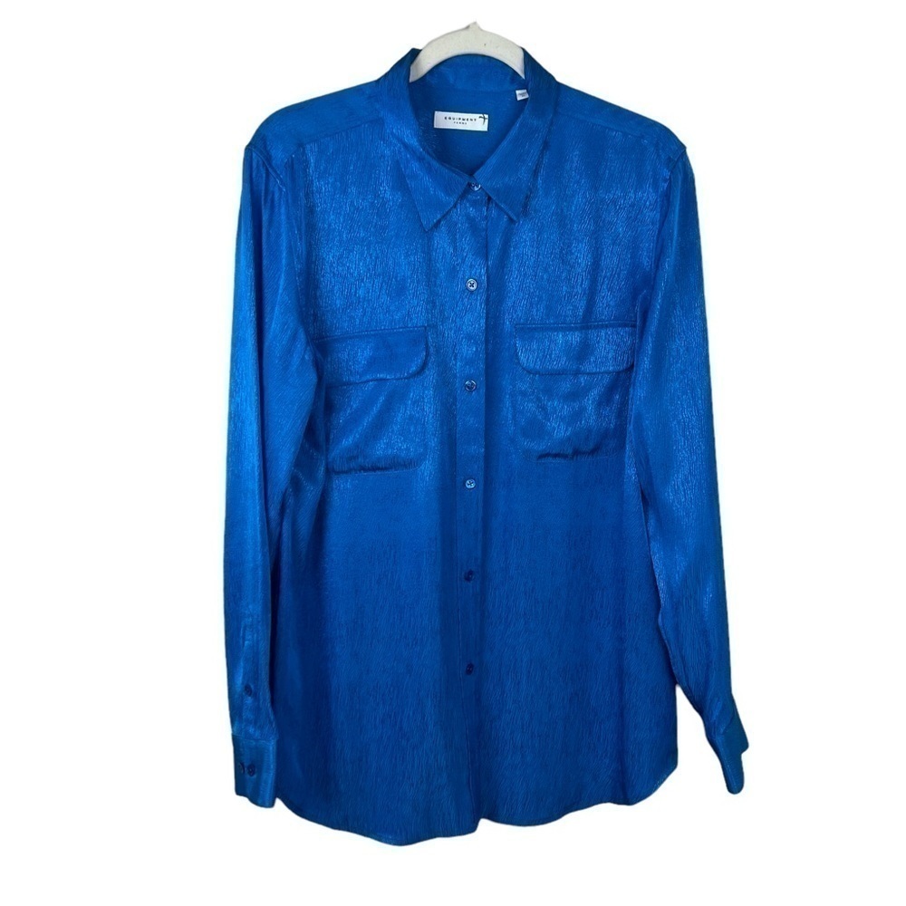 Equipment Femme Signature Flap Front Pocket Shirt
